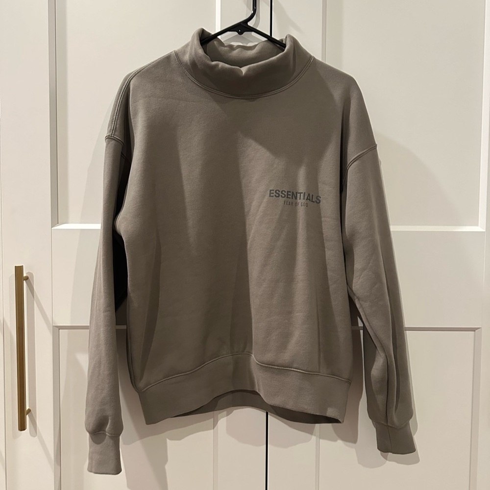 Essentials Fog Mock Neck Pullover - image 1